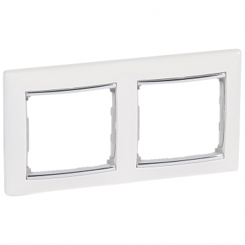 VALENA Рамка 2-мест. бел. cш