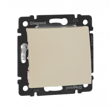 VALENA Выключ. 1-кл. сх1 10АХ б/к сл. к.