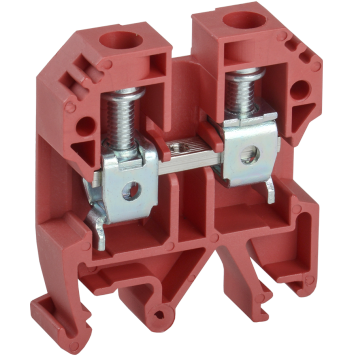 Клемма винтовая КВИ-10мм2 красная IEK