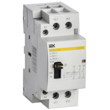 Контактор модульный с ручным упр. КМ63-11МР AC KARAT IEK