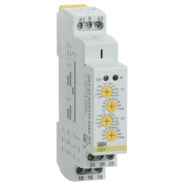 Реле времени ORT 2 конт. 2 уст. 12-240В AC/DC IEK