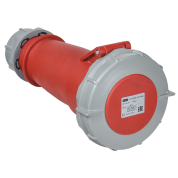 Розетка пер. ССИ-2252 32А-6ч 380В 3P+PE+N IP67 IEK
