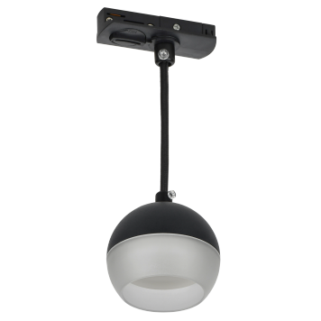 Светильник 4119 декор. трековый подвесной GX53 черный IEK