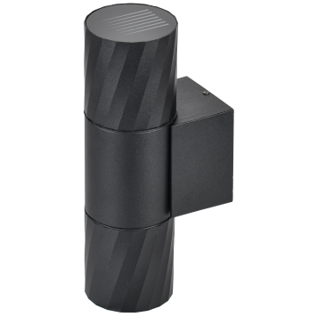 Светильник уличный 5221 настенный 2хGU10 IP65 черный IEK