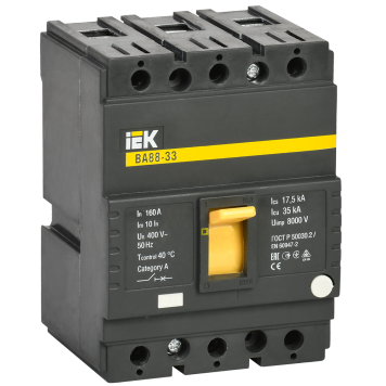 Авт. выкл. ВА88-33 3Р 160А 35кА IEK