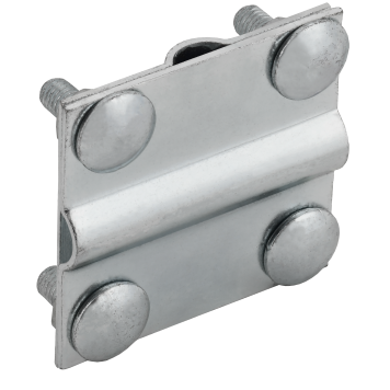 Заж. крес. пол./пр.-пол./пр. 40/12мм оц. сталь IEK