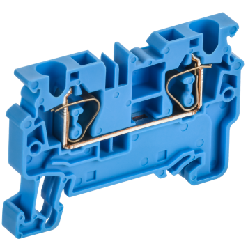 ARMAFIX Клемма пруж. CX4 BU 4мм2 проходная синяя IEK