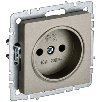 BRITE Роз. без з/к/ш 10А РС10-1-0-БрШ шамп. IEK