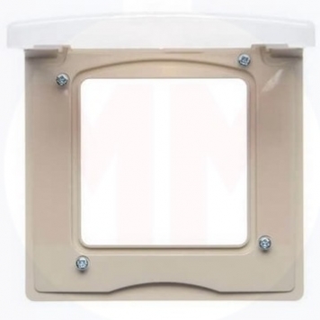 ETIKA Рамка 1-мест. кр. IP44 сл. кость