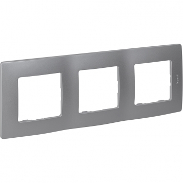 ETIKA Рамка 3-мест. алюм.