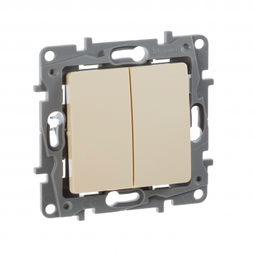 ETIKA Перекл. 2-кл. сх6/2 10АХ б/к сл. кость