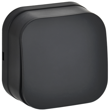 GLORY Выключ. 1-кл. о/у 10А ВС20-1-0-ХЧм черн. м. IEK