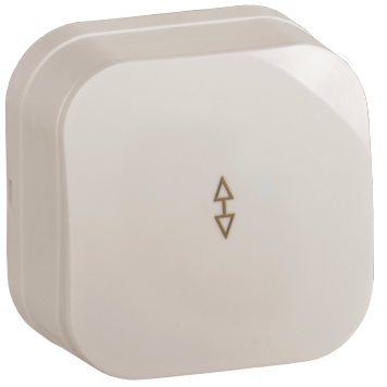 GLORY Выключ. 1-кл. прох. о/у 10А ВСп10-1-0-ХК кремовый IEK