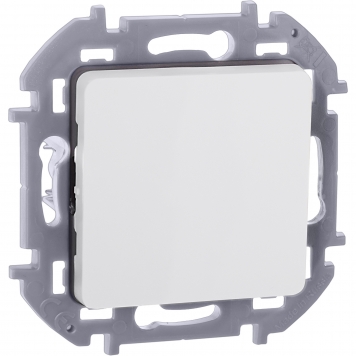 INSPIRIA Выключ. 1-кл. сх1 10АХ б/к бел.