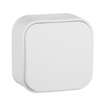 QUTEO Выключ. 1-кл. о/у самовозвр. сх1P 6А б/к бел.