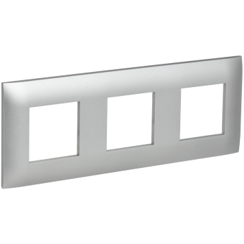 SKANDY Рамка 3-мест. SK-F03S сереб. IEK