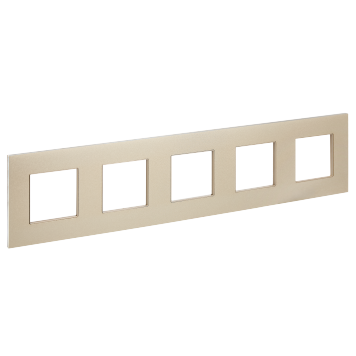 SKANDY Рамка 5-мест. SK-F35Sh металл шамп. IEK