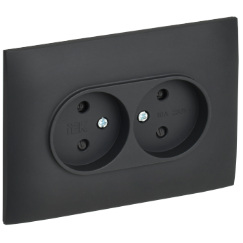 SKANDY Роз. 2-я без з/к с з/ш 10А сб. SK-R09G граф. IEK