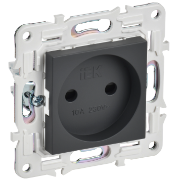 SKANDY Роз. без з/к с з/ш 10А SK-R01T титан IEK