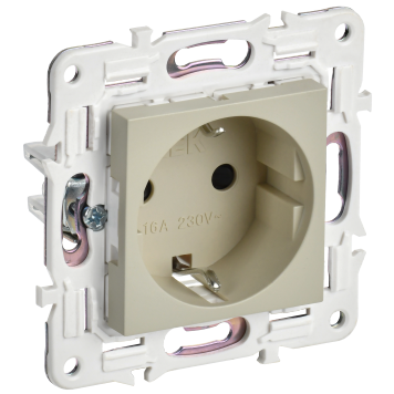 SKANDY Роз. с з/к/ш 16А б/к SK-R06B беж. IEK