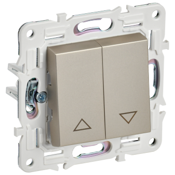 SKANDY Выключ. жалюзи 10А SK-V12Sh шамп. IEK