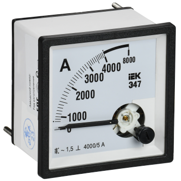 Амперметр Э47 4000/5А кл. точн. 1,5 72х72мм IEK