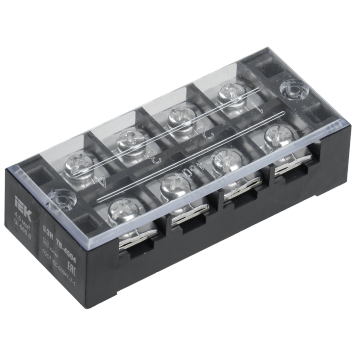 Блок зажимов БЗН ТВ-4504 4,5 мм2 45А 4 пары IEK