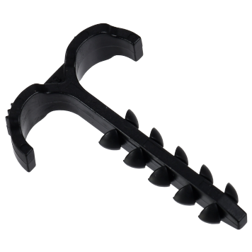 Дюбель-хомут Т-обр. 4-12мм нейлон черный (100шт/упак) IEK