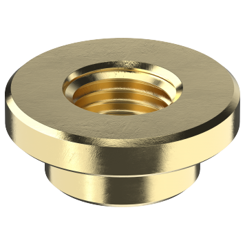 Гайка стальная круглая М6 IEK