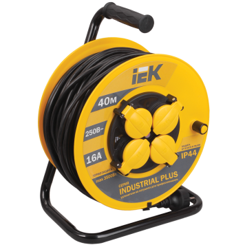 Катушка УК40 2P+PE/40м 3х1,5мм2 IP44 