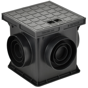 Колодец контрольный с крышкой пластик IEK