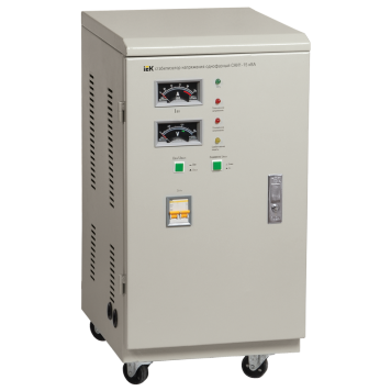 Стабилизатор напряжения СНИ1-15 кВА однофазный IEK