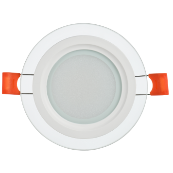 Светильник LED ДВО 1620 со стекл. круг 6Вт 3000К IP20 IEK