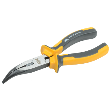Тонкогубцы изогнутые Master 160мм IEK