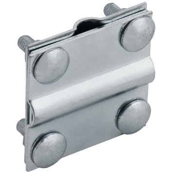 Заж. крес. с раз. пол./пр.-пол./пр. 30/8мм оц. сталь HDZ IEK