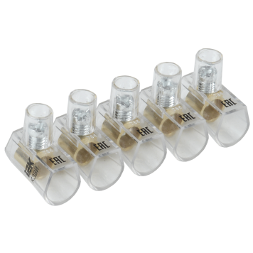 Зажим винтовой концевой изолированный КЗВИ 6,0мм2 (5x1) IEK