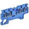 ARMAFIX Клемма пруж. CX2.5-4 BU 2,5мм2 4-конт. синяя IEK