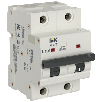 ARMAT Авт. выкл. M10H 2P L 100А IEK