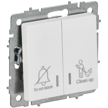 BRITE Выключ. 2-кл. с инд. отел. 10А ВС10-2-9-БрАБ а/б IEK