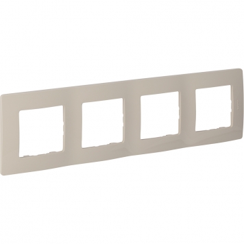 ETIKA Рамка 4-мест. сл. кость