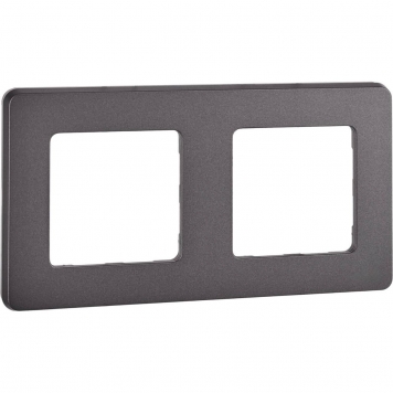 INSPIRIA Рамка 2-мест. дымч.