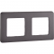 INSPIRIA Рамка 2-мест. дымч.