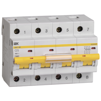 KARAT Авт. выкл. ВА47-100 4P C 25А 10кА IEK