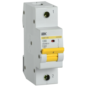KARAT Авт. выкл. ВА47-150 1P C 80А 15кА IEK