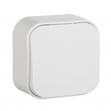 QUTEO Перекл. 1-кл. о/у сх6 10АХ бел.