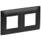 SKANDY Рамка 2-мест. SK-F02Bl черн. IEK