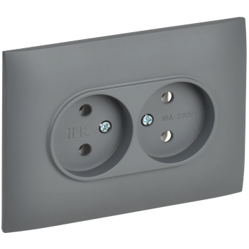 SKANDY Роз. 2-я без з/к/ш 10А в сб. SK-R10Gr сер. IEK