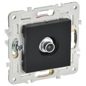 SKANDY Роз. TV оконечная SK-A12Bl черн. IEK