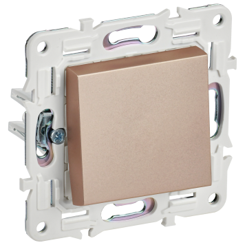 SKANDY Выключ. 1-кл. кнопоч. 10А SK-V14Sa песоч. IEK