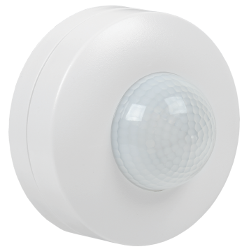 Датчик движения ДД 027 белый 1200Вт 360гр 12м IP20 IEK